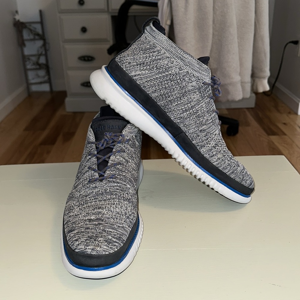 Cole Haan ZeroGrand Stitchlite Knit Mid-Top Sneakers/Chukkas - Size 9M